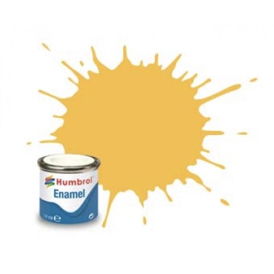 Humbrol 7, LIGHT BUFF GLOSS, Enamel Paint 14ml